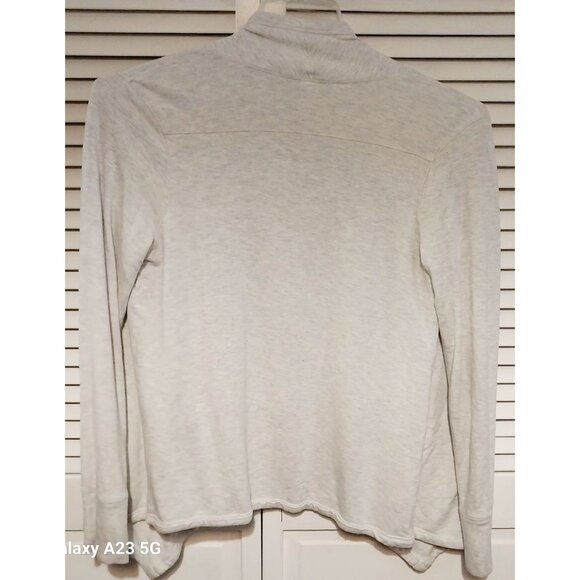 Athleta Girl Light Gray Open Front Cardigan XL/14 - Modal & Spandex Cozycore - Picture 5 of 7